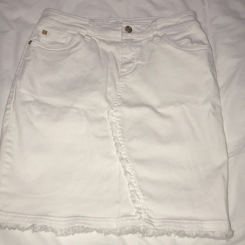 White skirt